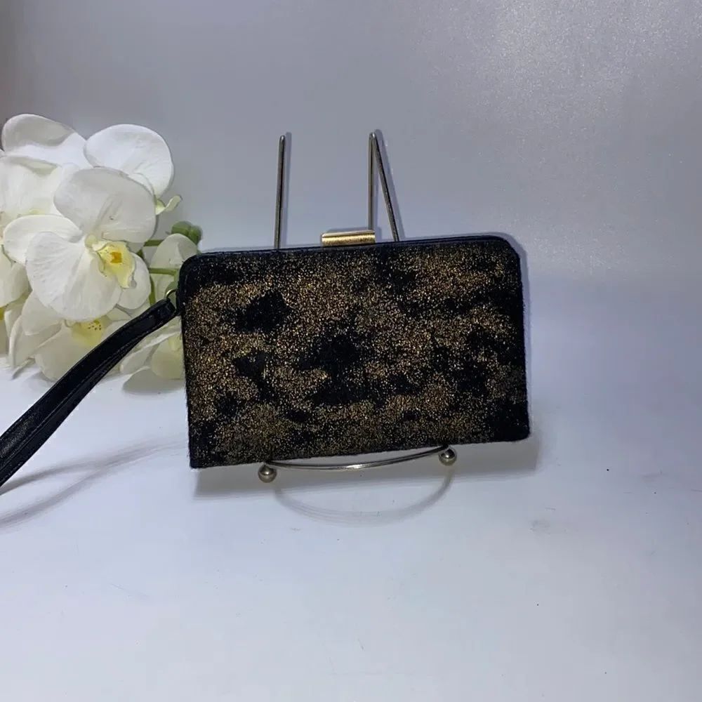 Gold Sparkly Wristlet  